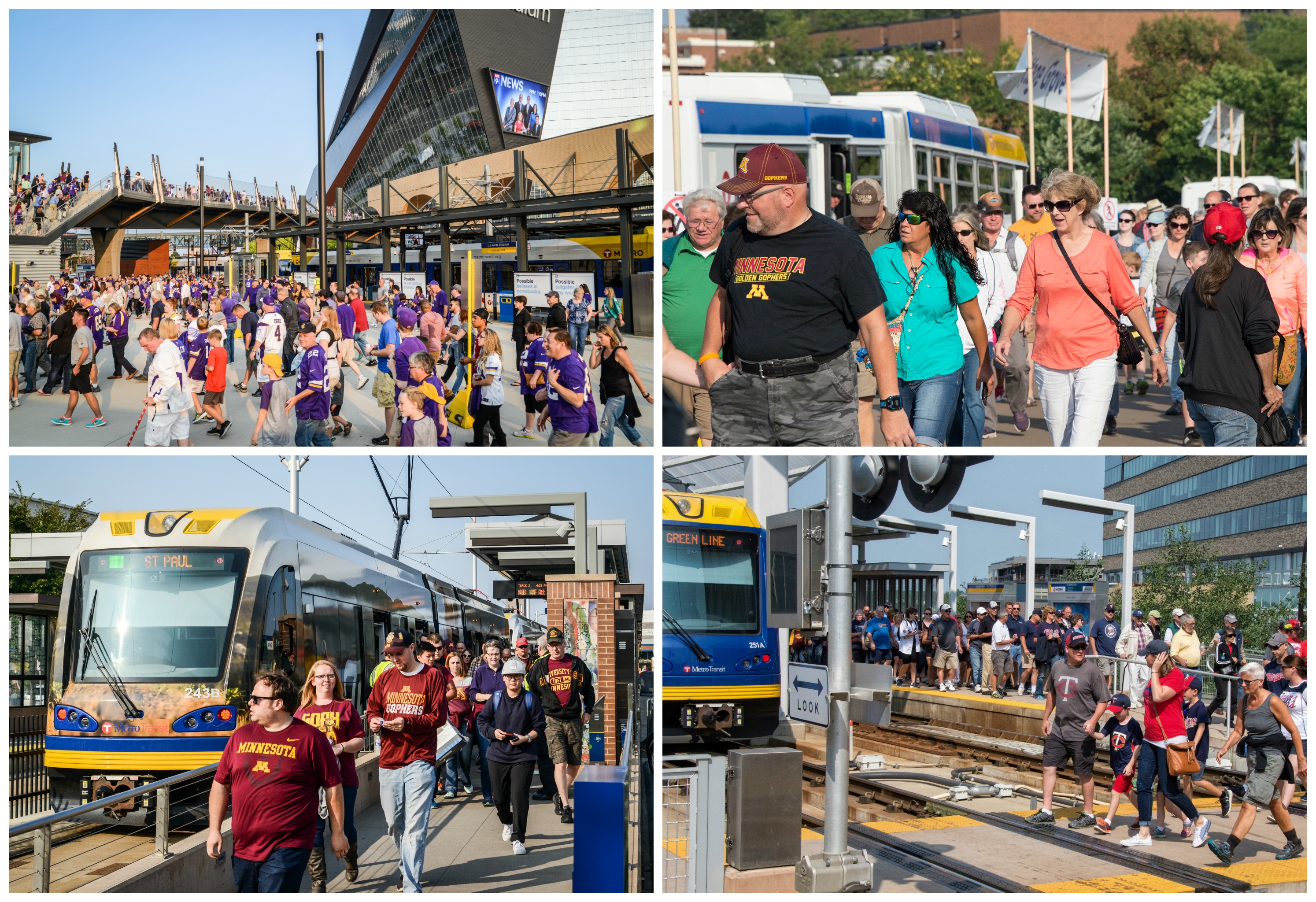 Metro Transit served fairgoers and fans on one of its busiest days ever, Thursday, Aug. 31.