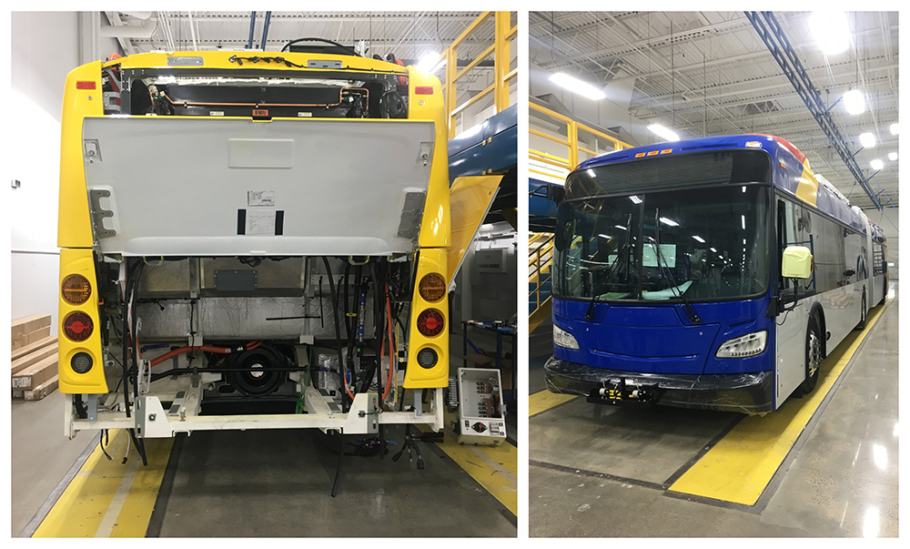 An electric bus being made by New Flyer will be included in Metro Transit's C Line fleet beginning in 2019.