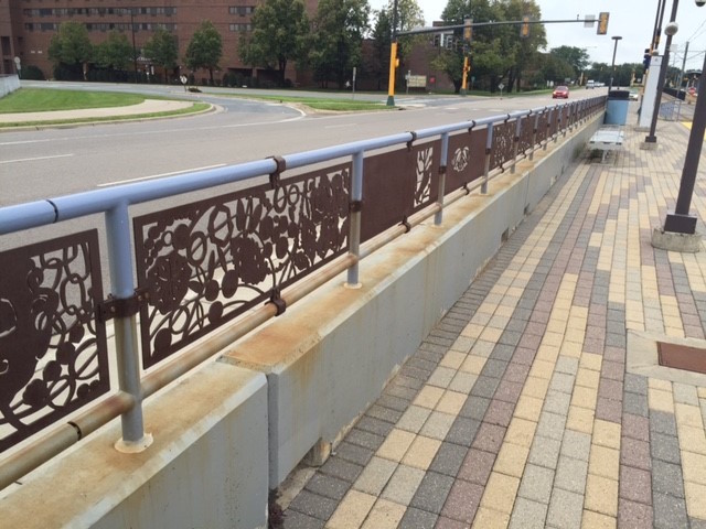 Public art by Deborah Mersky and Richard Elliott