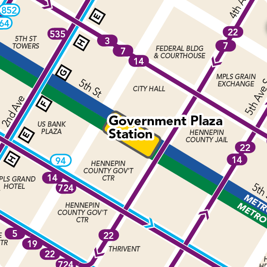 Government Plaza Station Detail