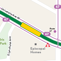 Fairview Avenue Station map