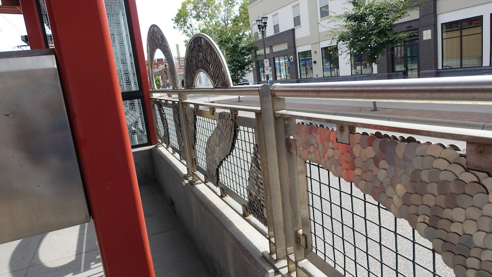 Western Avenue Station art