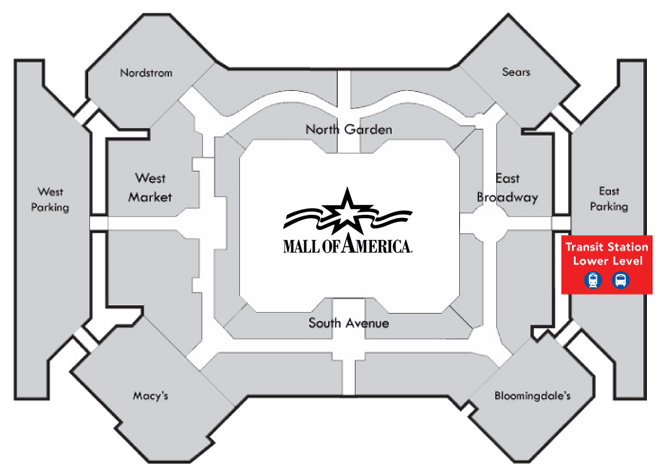 map mall of america Mall Of America Station Metro Transit